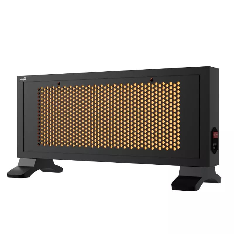 Black Portable Portable Infragorriko Graphene Berogailua